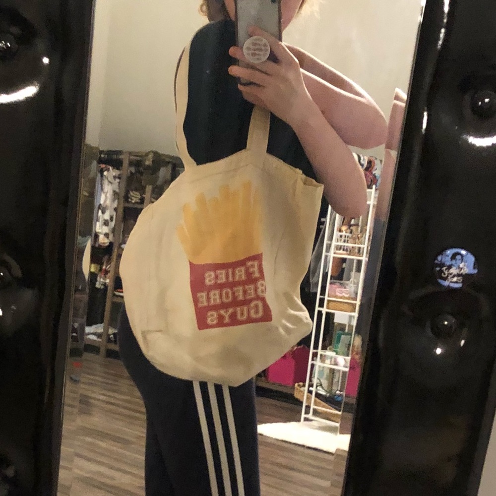 Fries before Guys tote